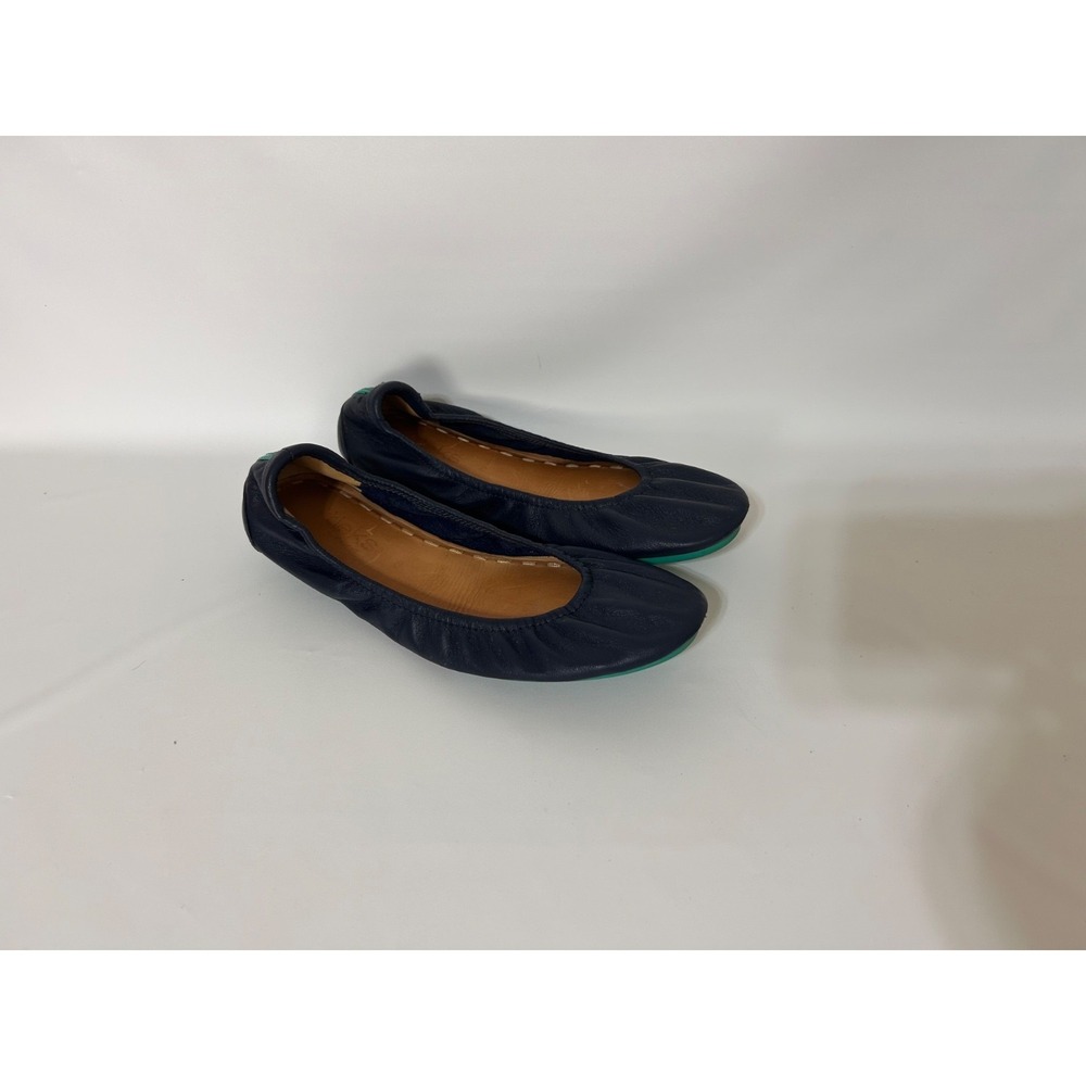 Tieks by Gavrieli Leather Ballet Flats California Navy Blue Shoes Womens Size 8 - Picture 13 of 13